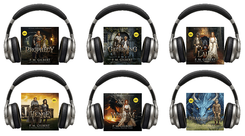 Audiobook Bundle - Books 1 to 6 - Tuatha Legends Fantasy Series - PGMAuthor