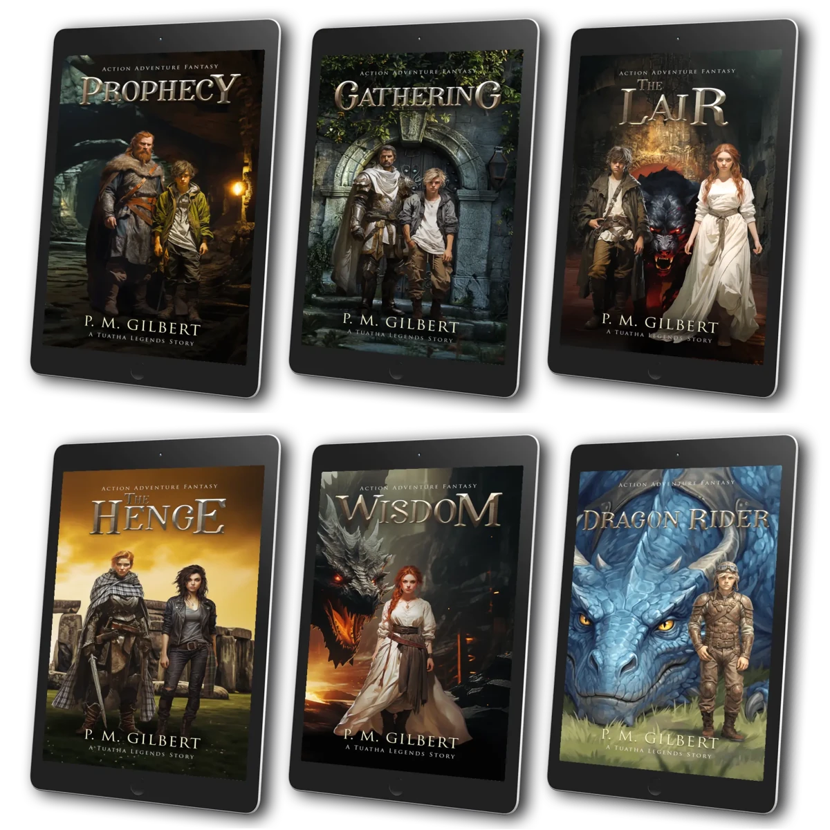 eBook Bundle - Books 1 to 6 - Tuatha Legends Fantasy Series - PGMAuthor