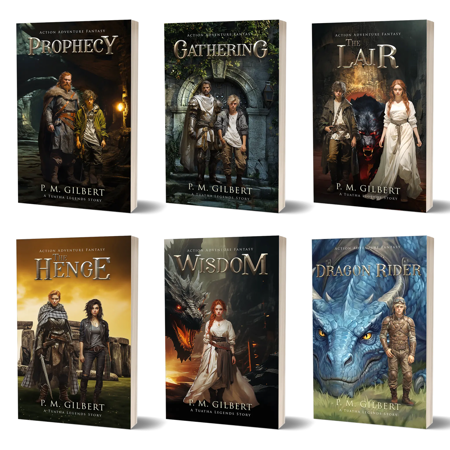 Paperback Bundle - Books 1 to 6 - Tuatha Legends Fantasy Series