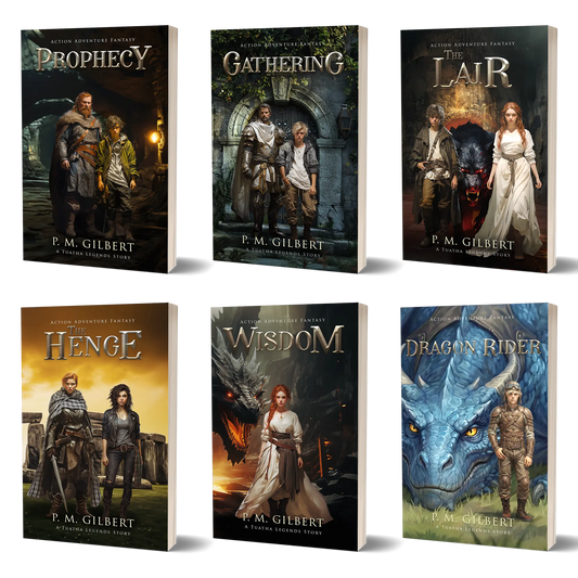Paperback Bundle - Books 1 to 6 - Tuatha Legends Fantasy Series
